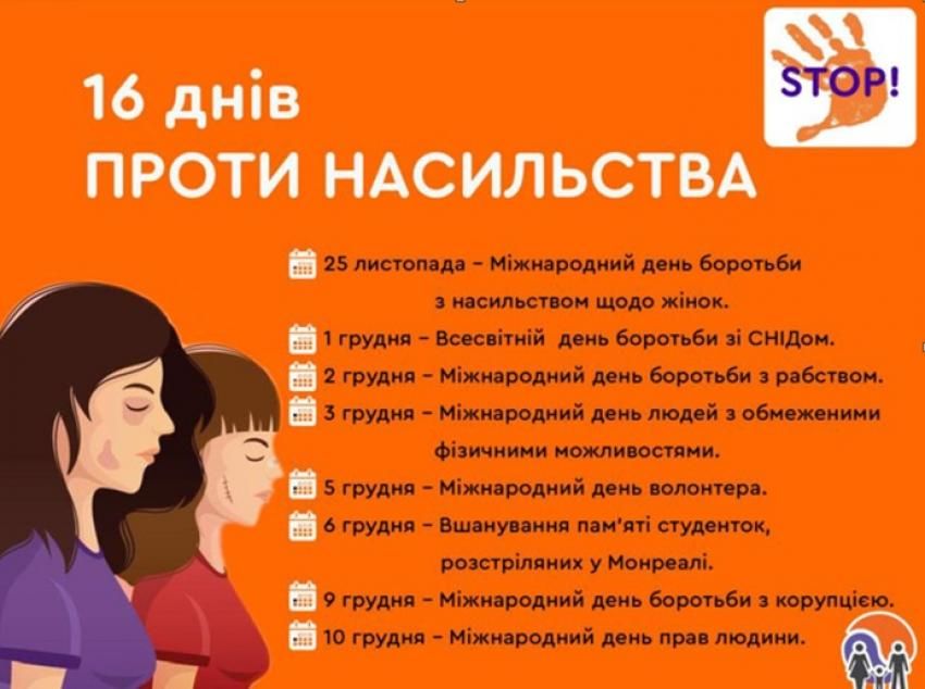 Всеукраїнська акція «16 днів проти насильства»