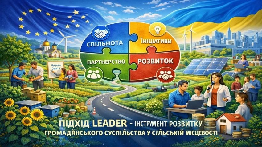 ПІДХІД LEADER - ІНСТРУМЕНТ РОЗВИТКУ ГРОМАДЯНСЬКОГО СУСПІЛЬСТВА У СІЛЬСЬКІЙ МІСЦЕВОСТІ